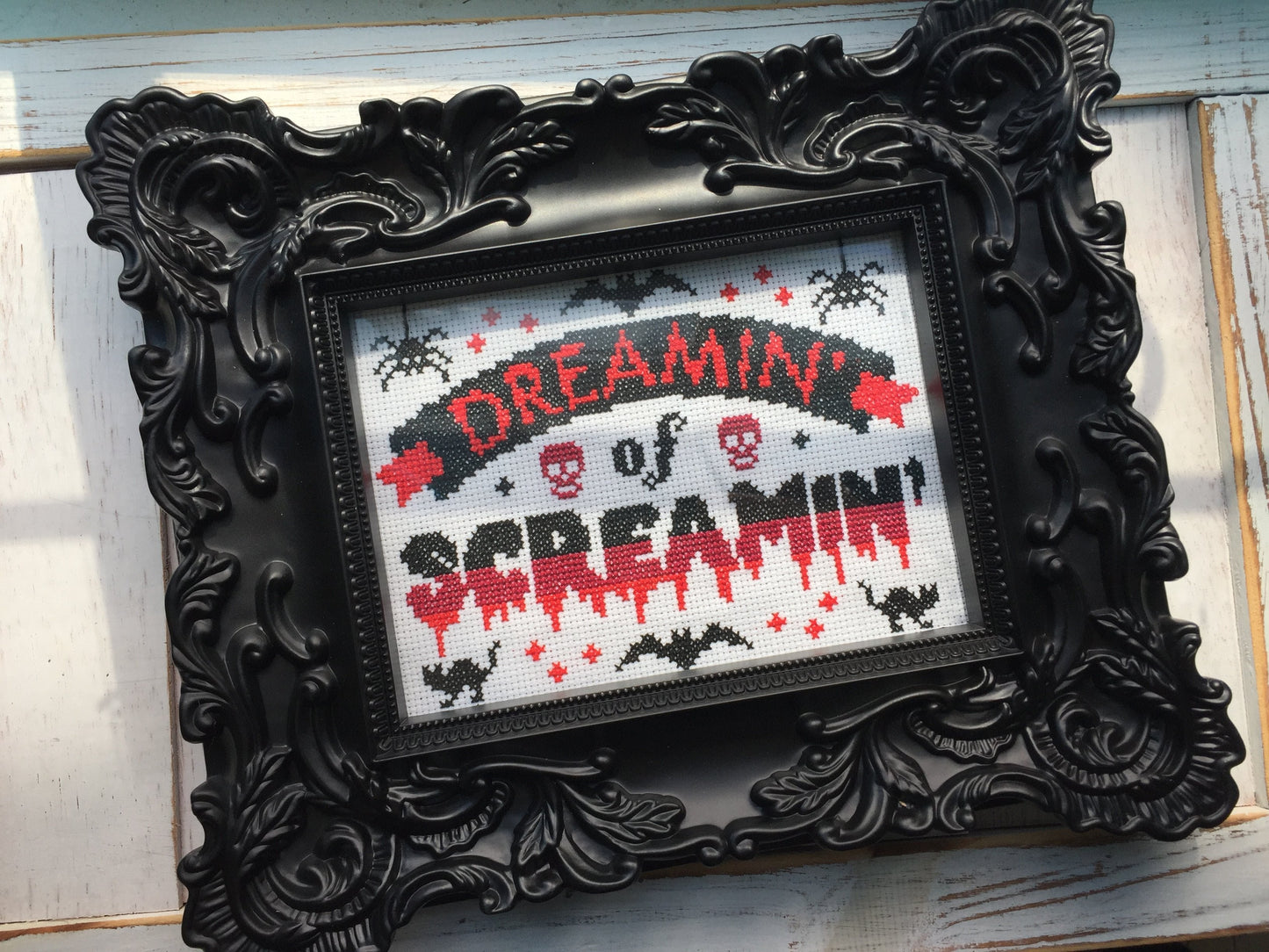 Dreamin' of Screamin' Counted Cross Stitch DIY KIT-1