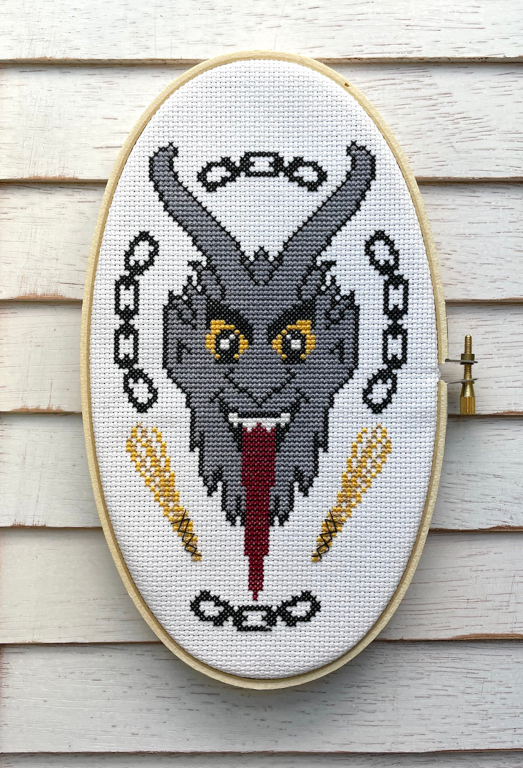Krampus Counted Cross Stitch DIY KIT-1