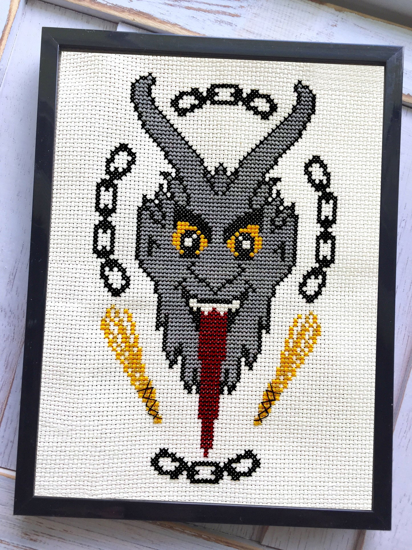Krampus Counted Cross Stitch DIY KIT-0