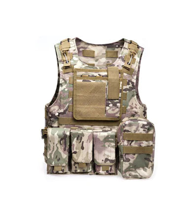 Amphibious Tactical Vest with Multi-Function Carabiner