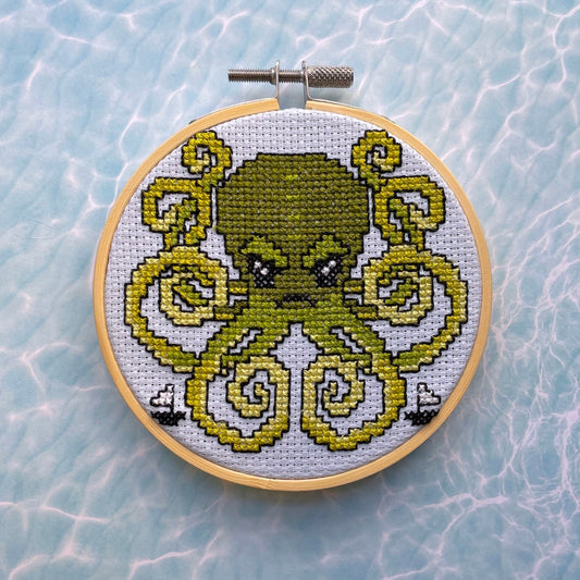 Kraken Cross Stitch Kit-0