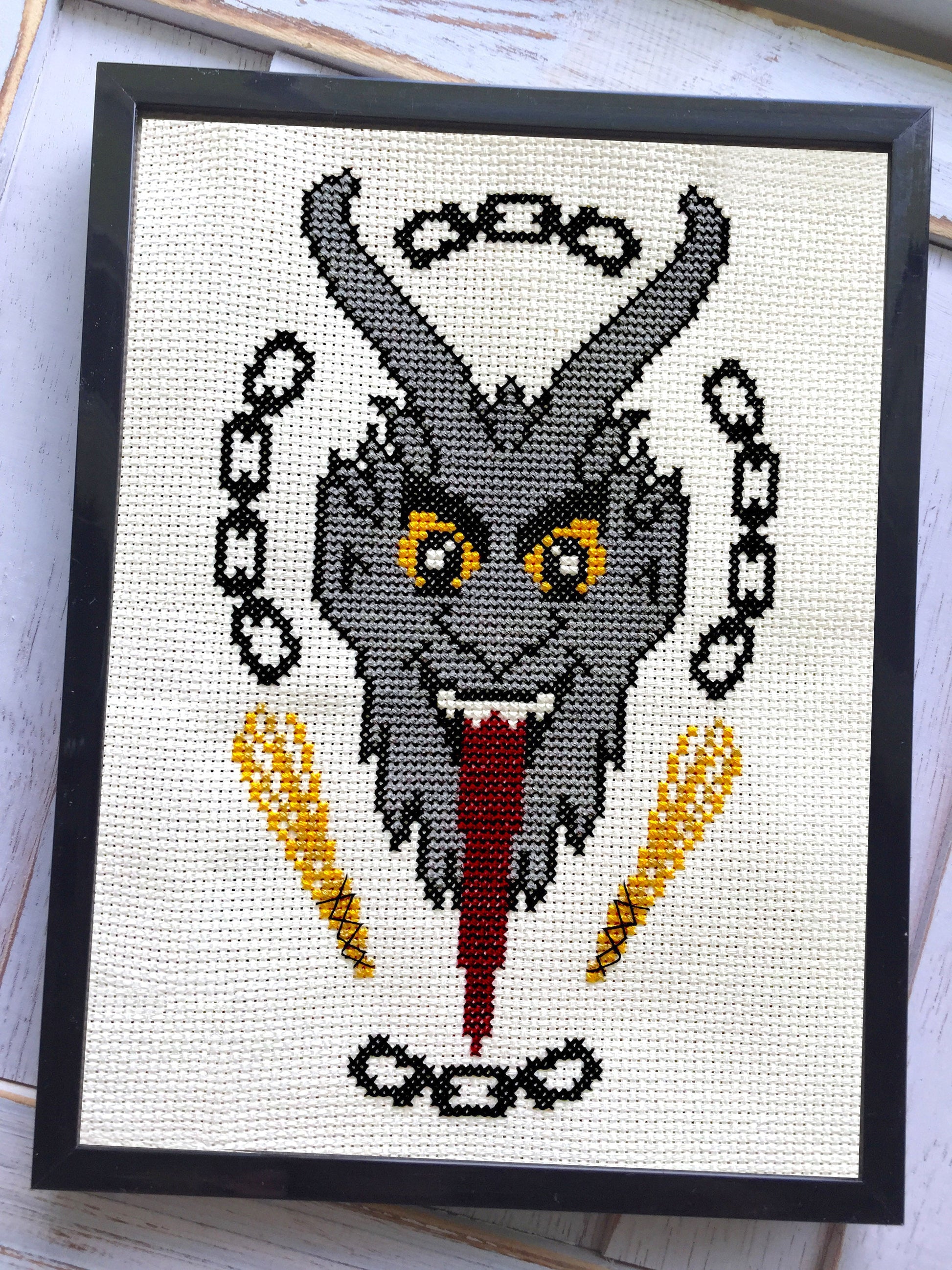 Krampus Counted Cross Stitch DIY KIT-0